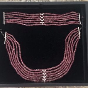COPY - Choker Necklace and Bracelet Set